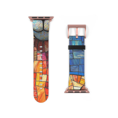 Sunglass Llama Mosaic - Watch Band