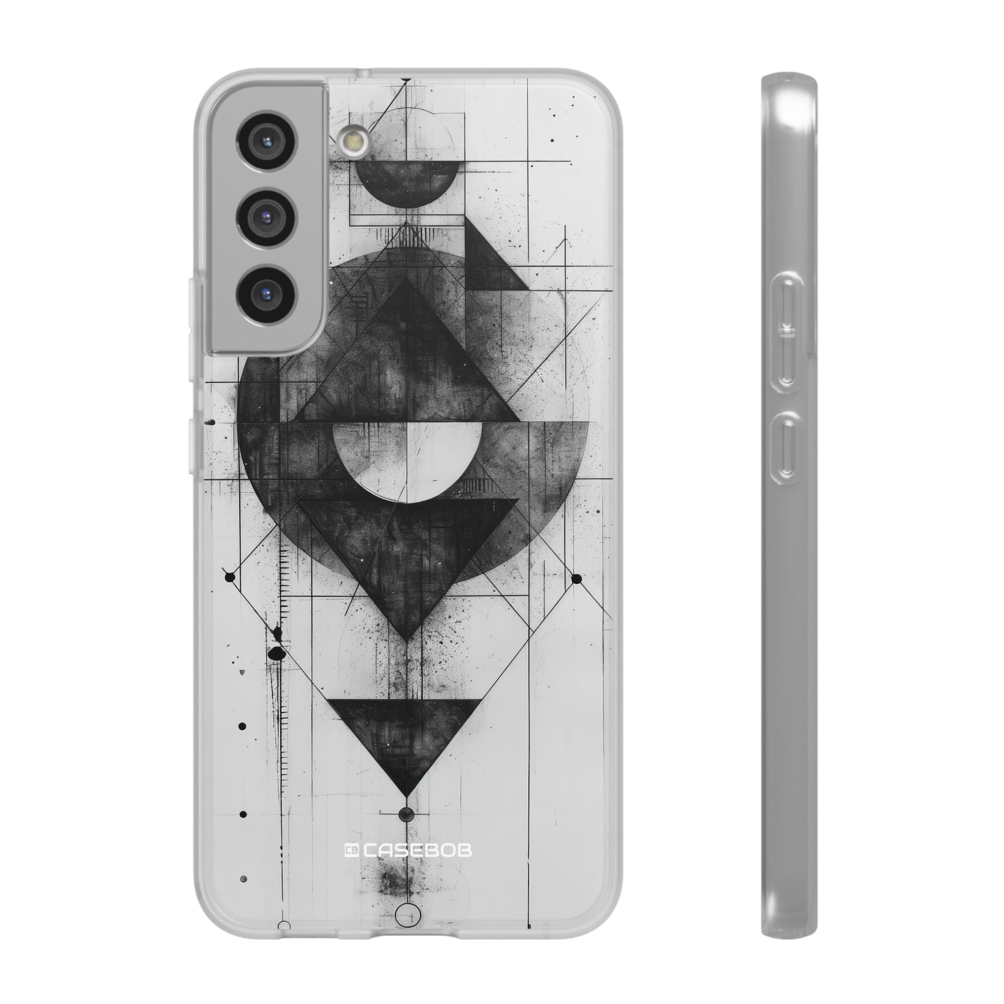 Monochrome Geometry | Flexible Phone Case for Samsung Galaxy