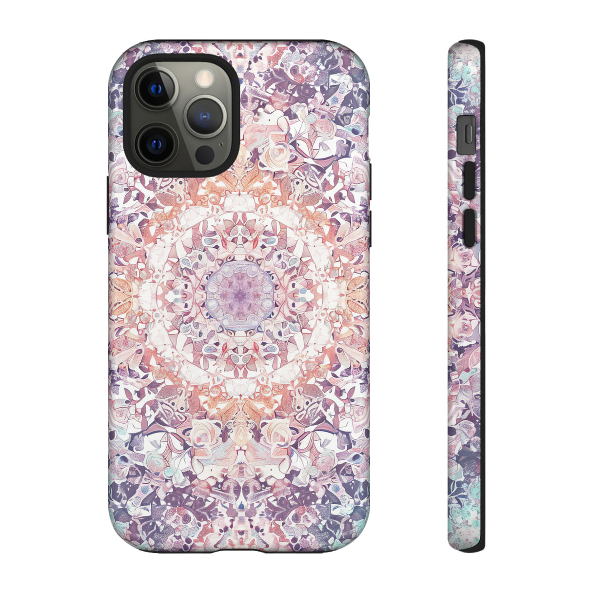 Symmetric Mandala Harmony - Protective Phone Case