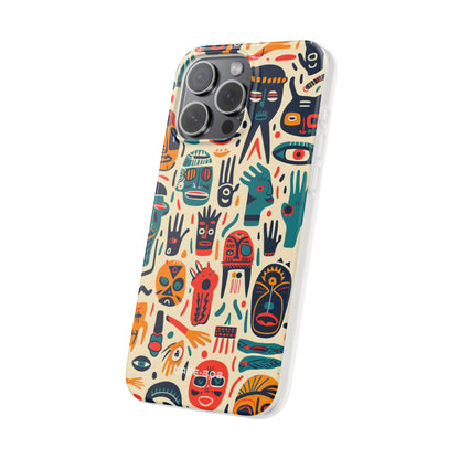 Vivid Faces iPhone 15 Pro Max Case - Soft