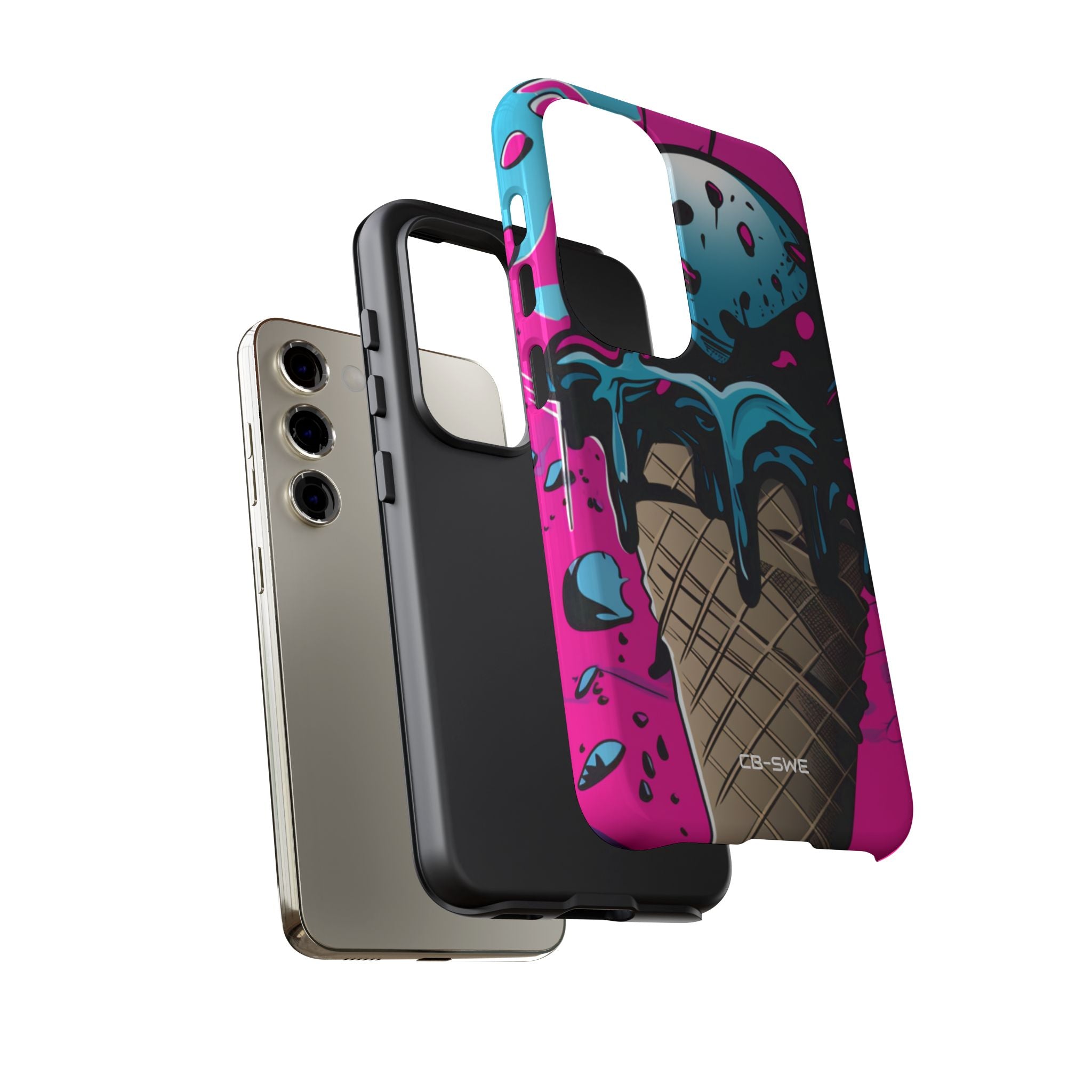 Vibrant Ice Cream Splash - Samsung Case