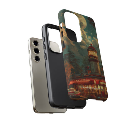 Vintage Moonlit Diner Fantasy Samsung S23 - Tough Phone Case