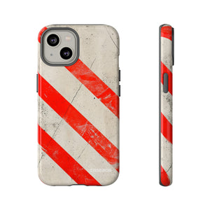 Crimson Line Minimalism - Protective Phone Case