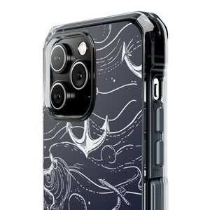 Nautical Whimsy – Handyhülle für iPhone (Clear Impact – Magnetisch)