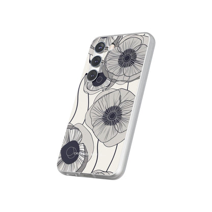 Modern Minimalist Flowers Samsung S23 - Flexi Phone Case