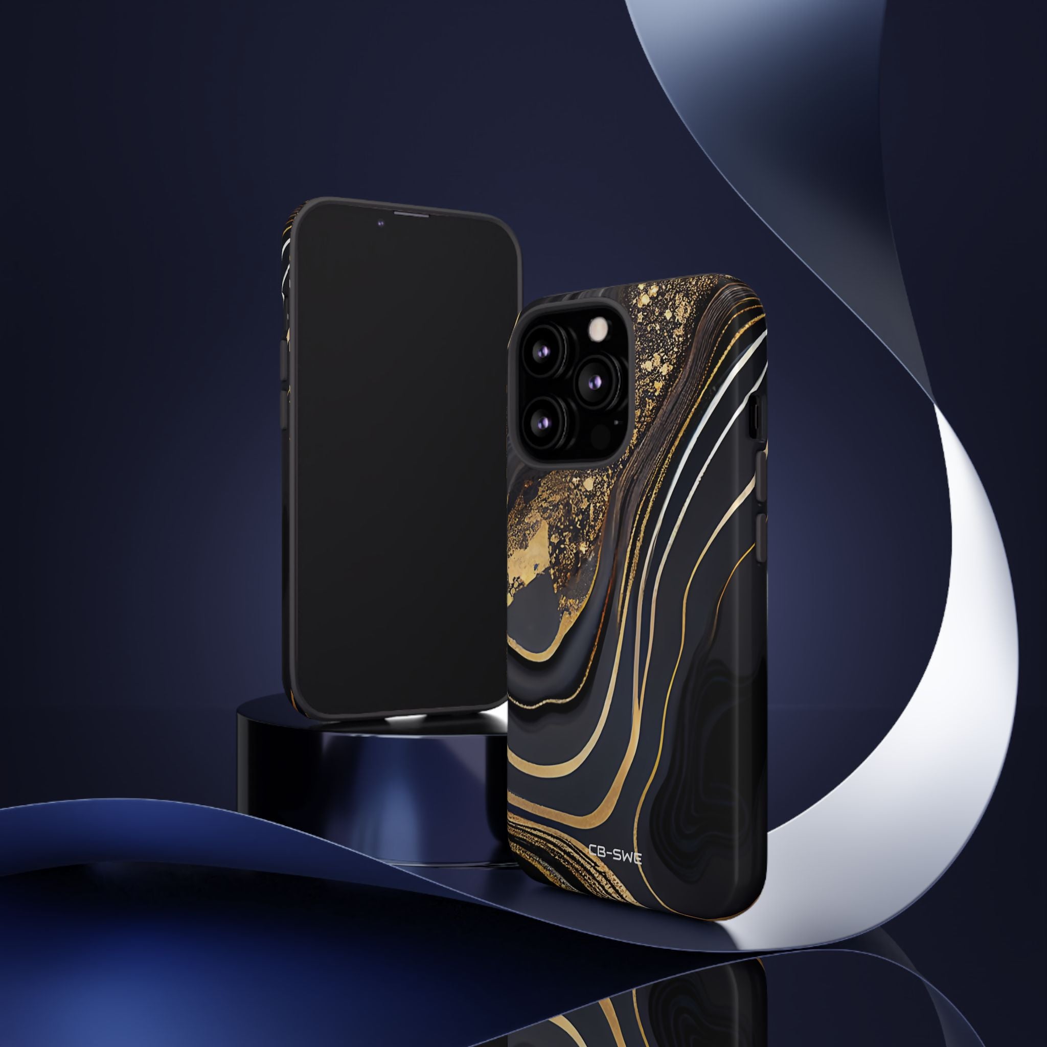 Elegant Gold Streams - iPhone Case