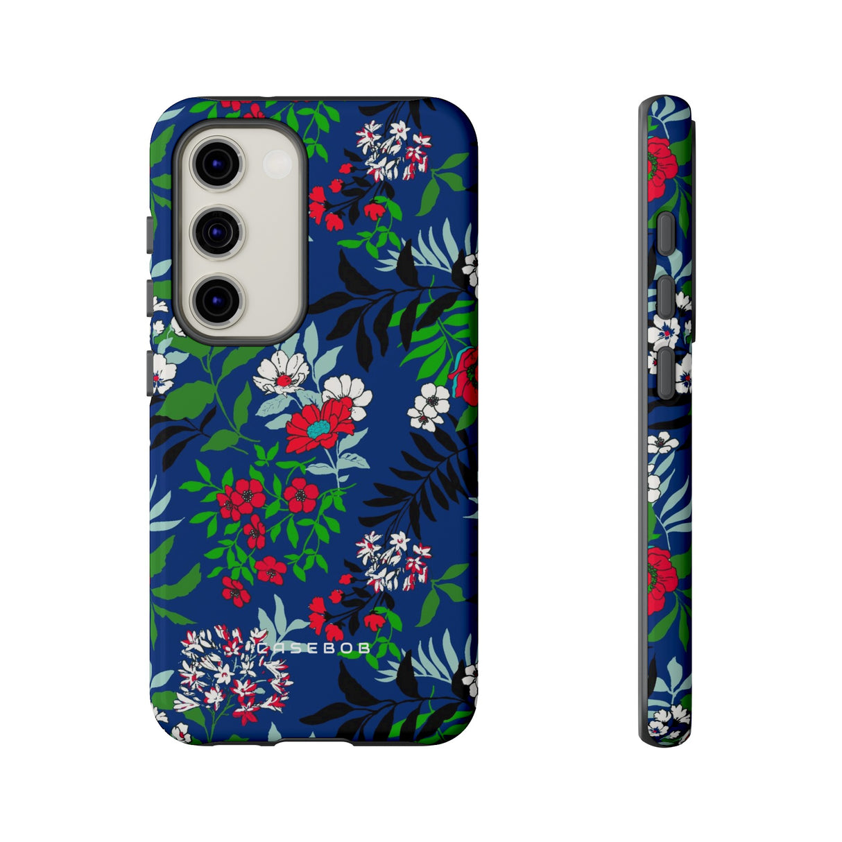 Blue Art Flowerfield - Protective Phone Case