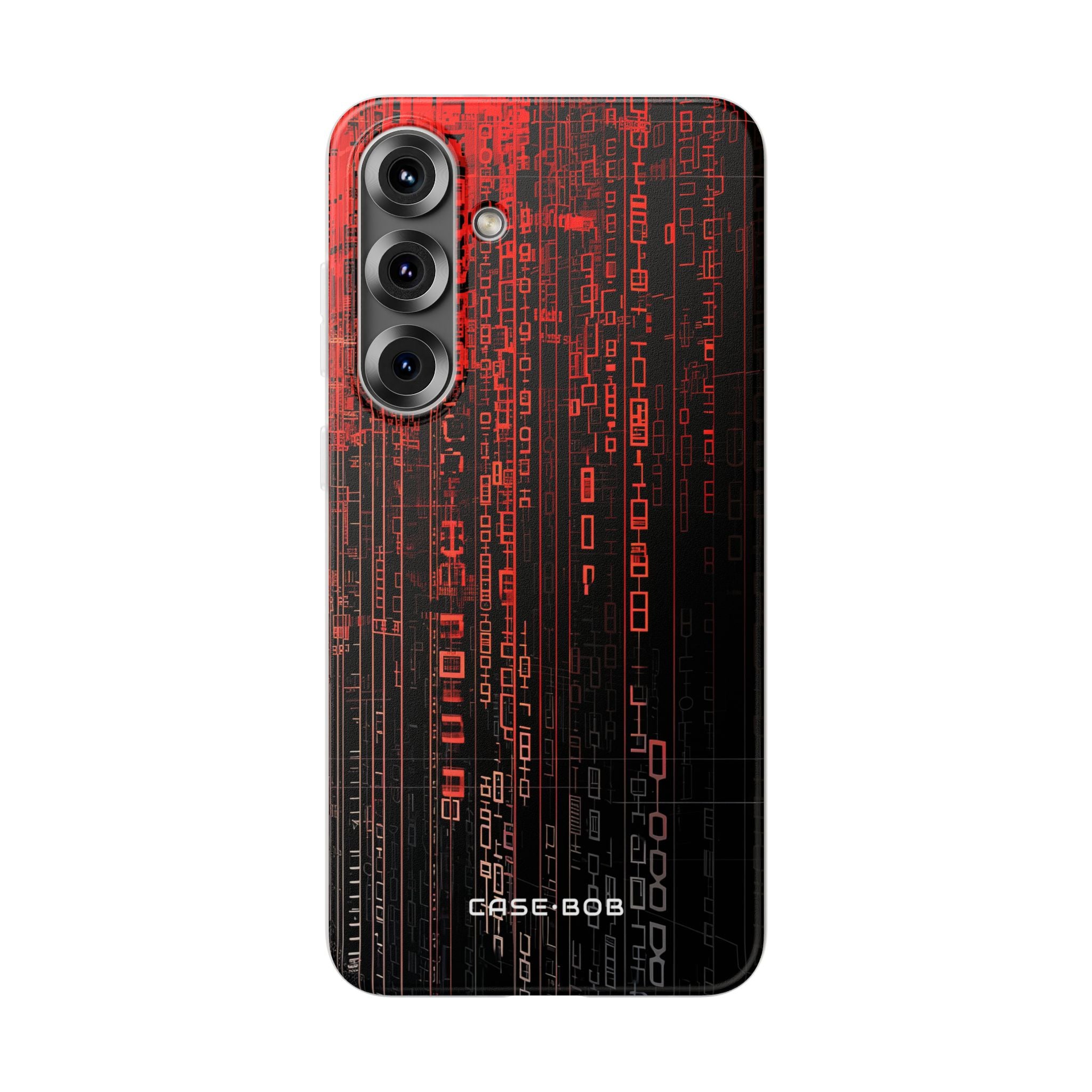 Red Stream Columns Samsung S25 Plus Case - Soft