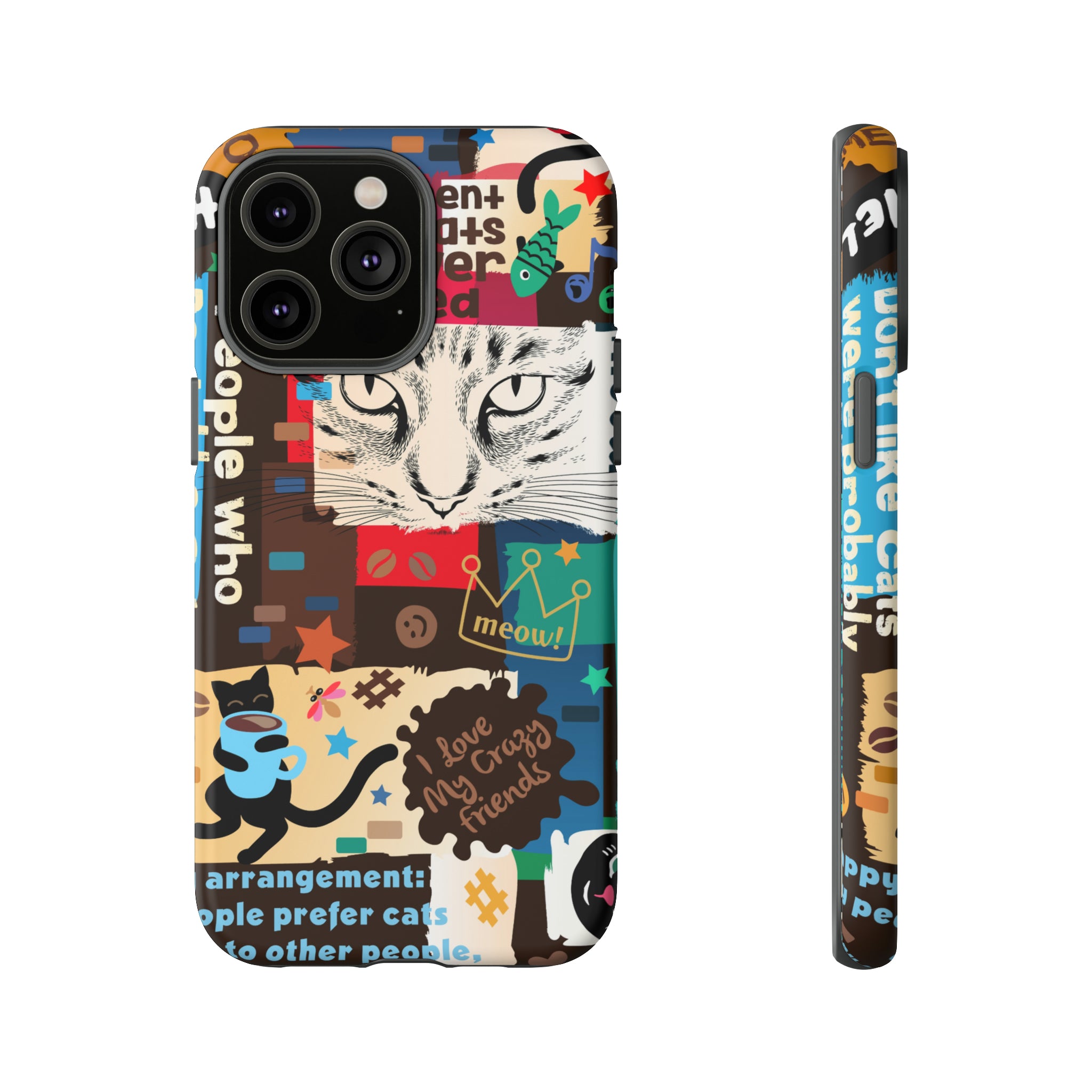 Cat Collage - Protective Phone Case