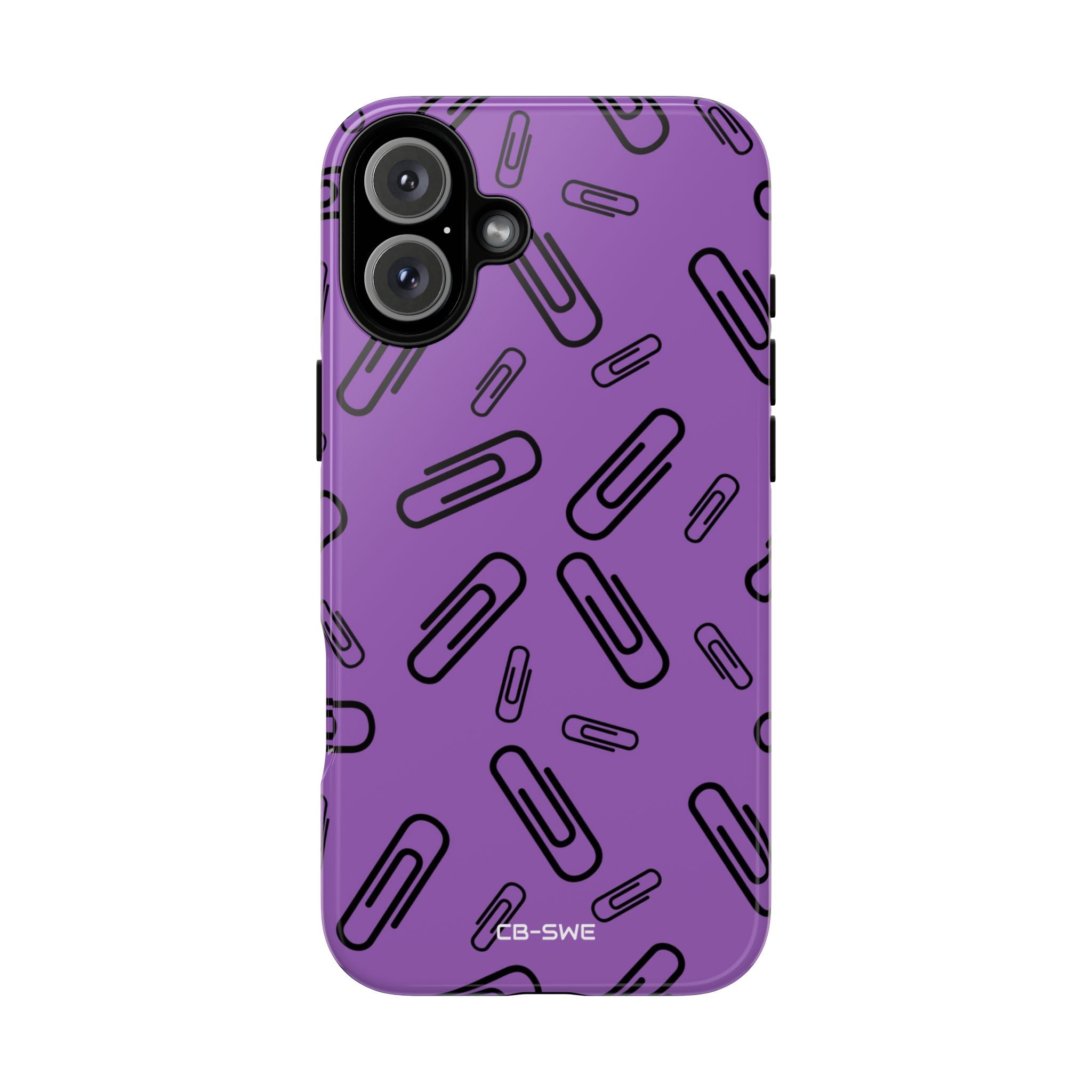 Paperclips Dance Playfully - iPhone Case