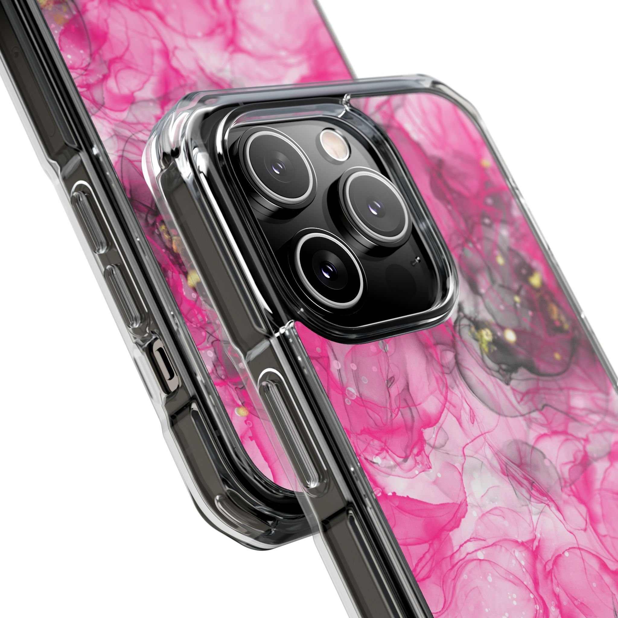 Vibrant Pink Swirls iPhone Case - Impact