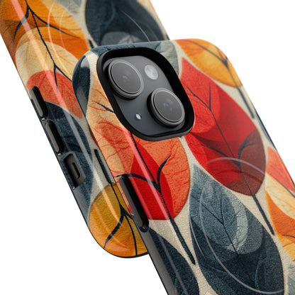 Autumn Leaf Design - Tough + MagSafe® iPhone 15 Phone Case