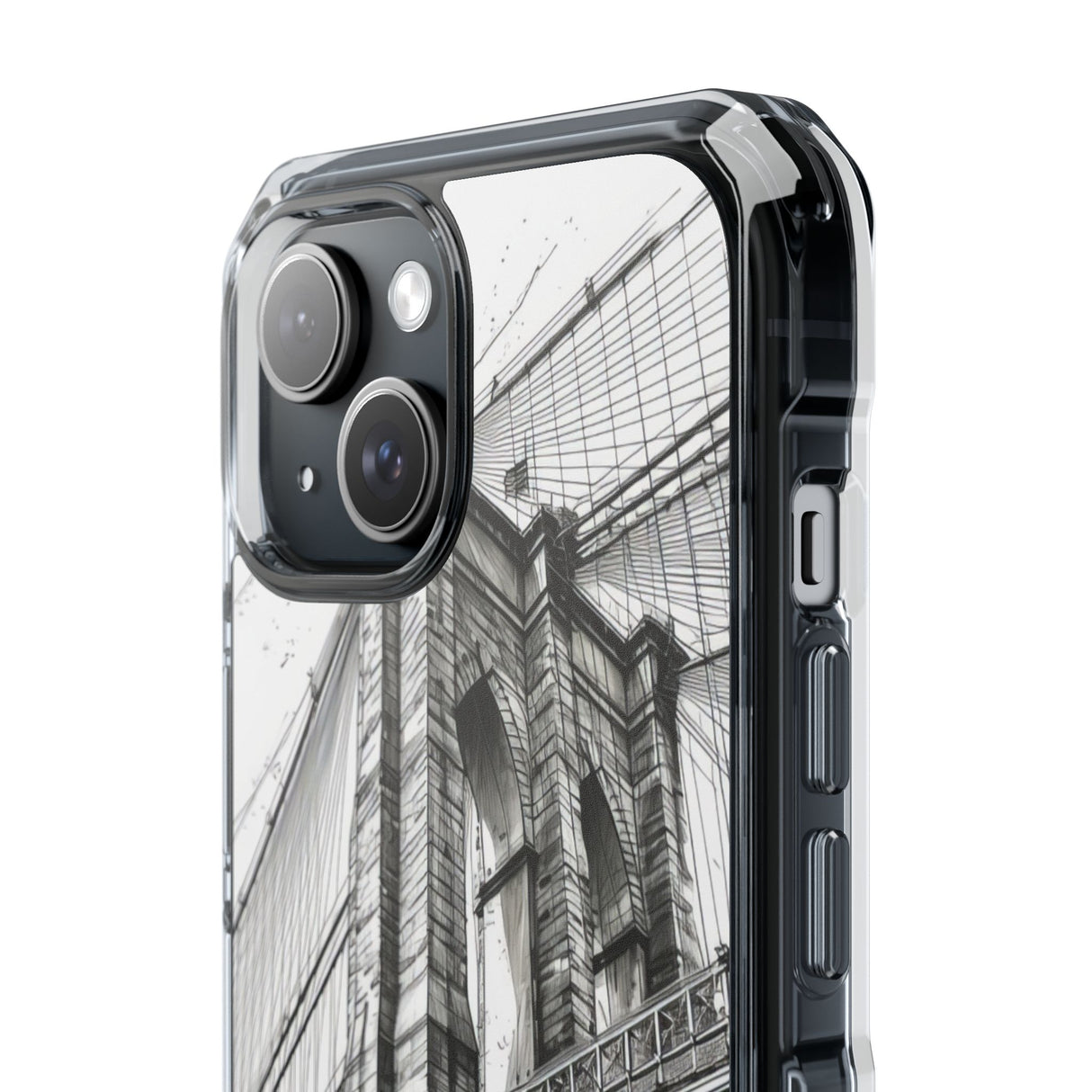 Timeless Architecture - Phone Case for iPhone (Clear Impact - Magnetic)