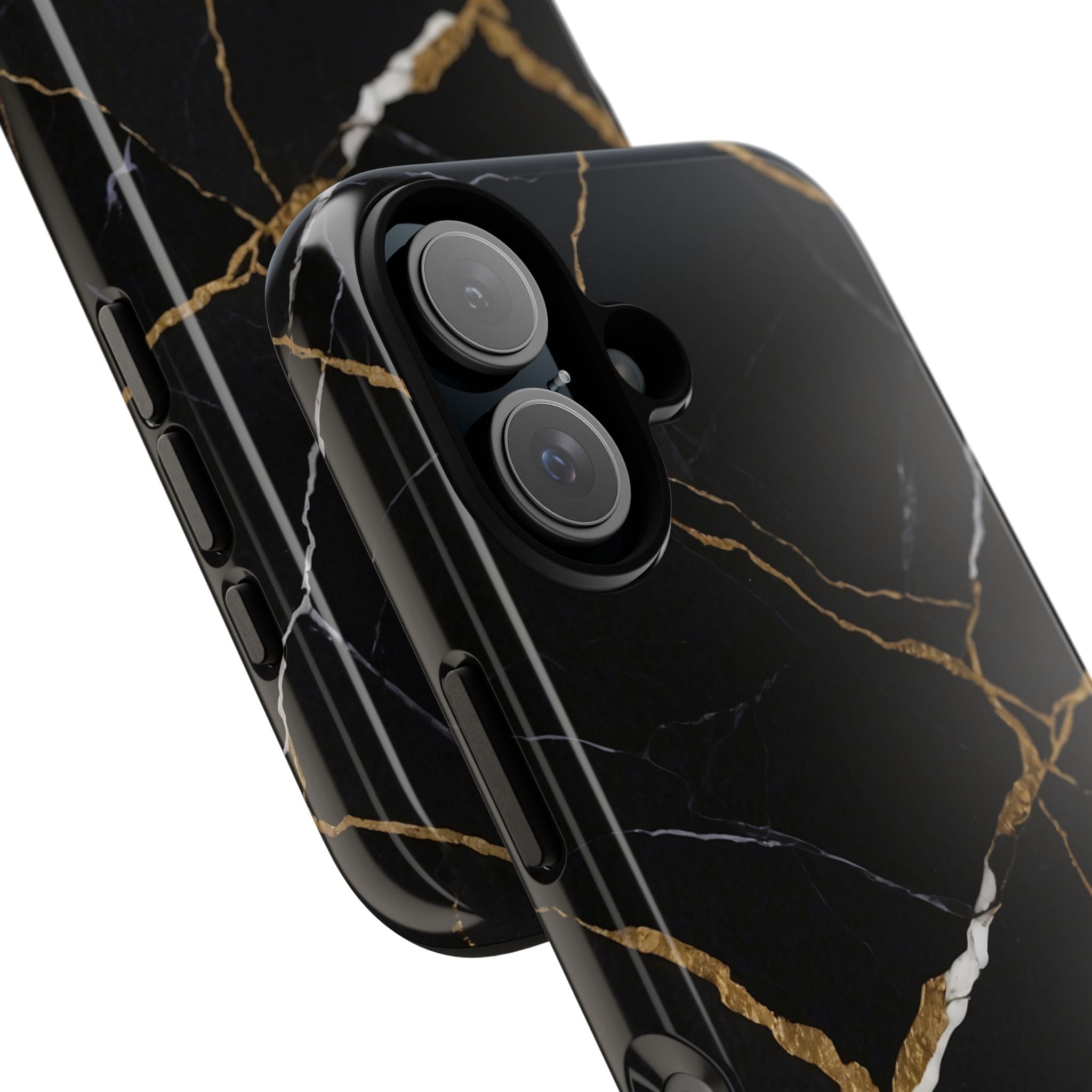 Golden Veins Emerge - iPhone Case