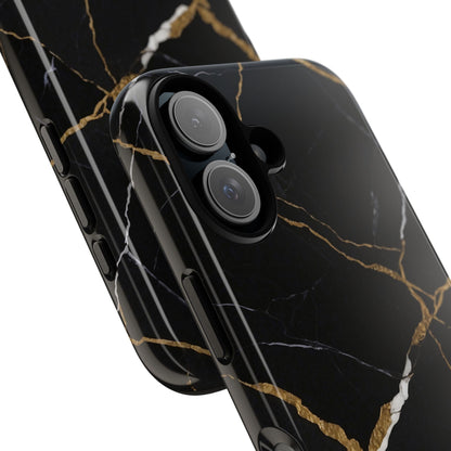 Golden Veins Emerge - iPhone Case