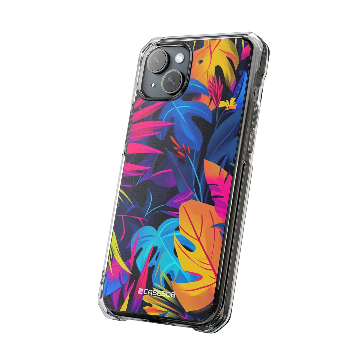 Neon Pantone Pattern | Phone Case for iPhone (Clear Impact Case - Magnetic)