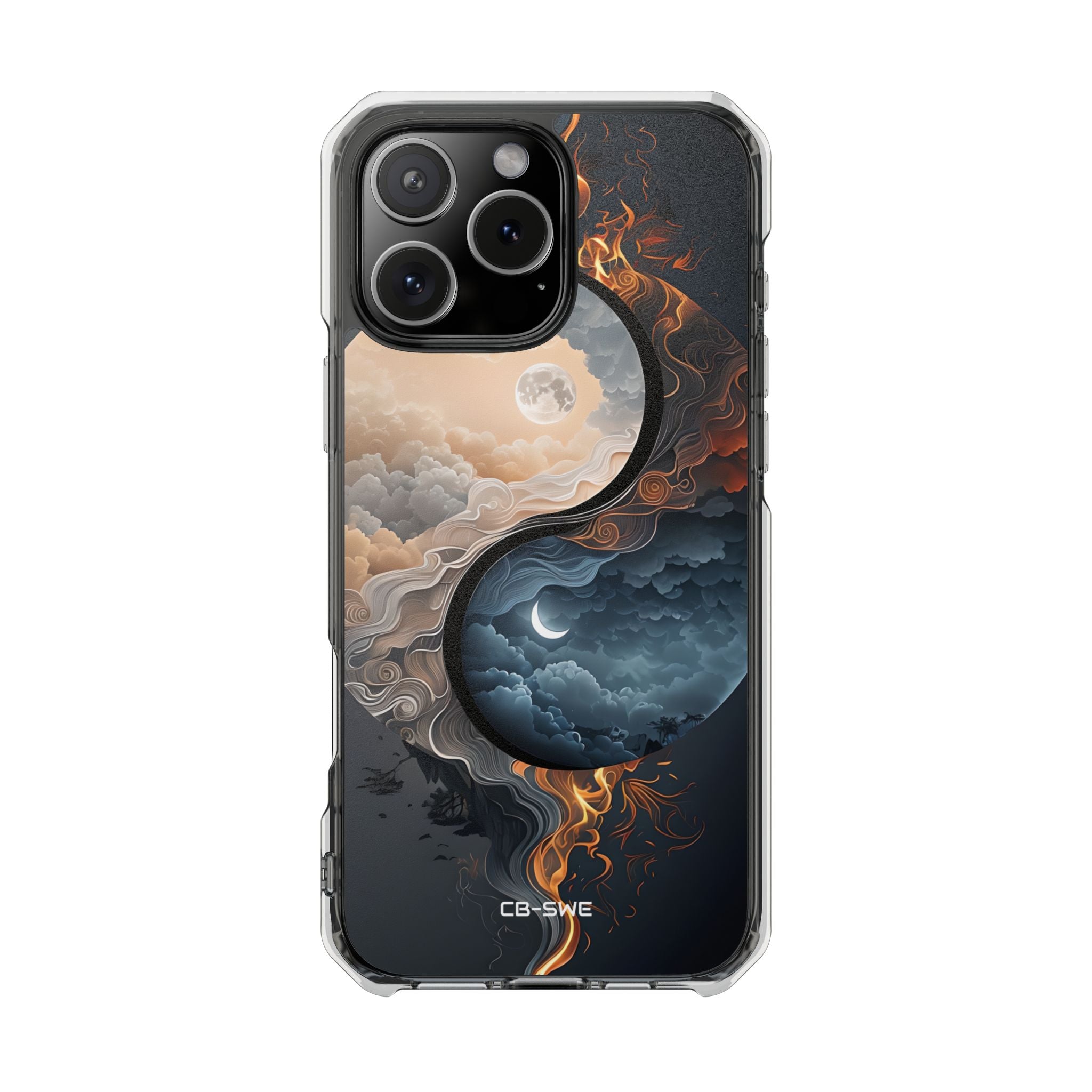Moonlit Elemental Harmony iPhone Case - Impact