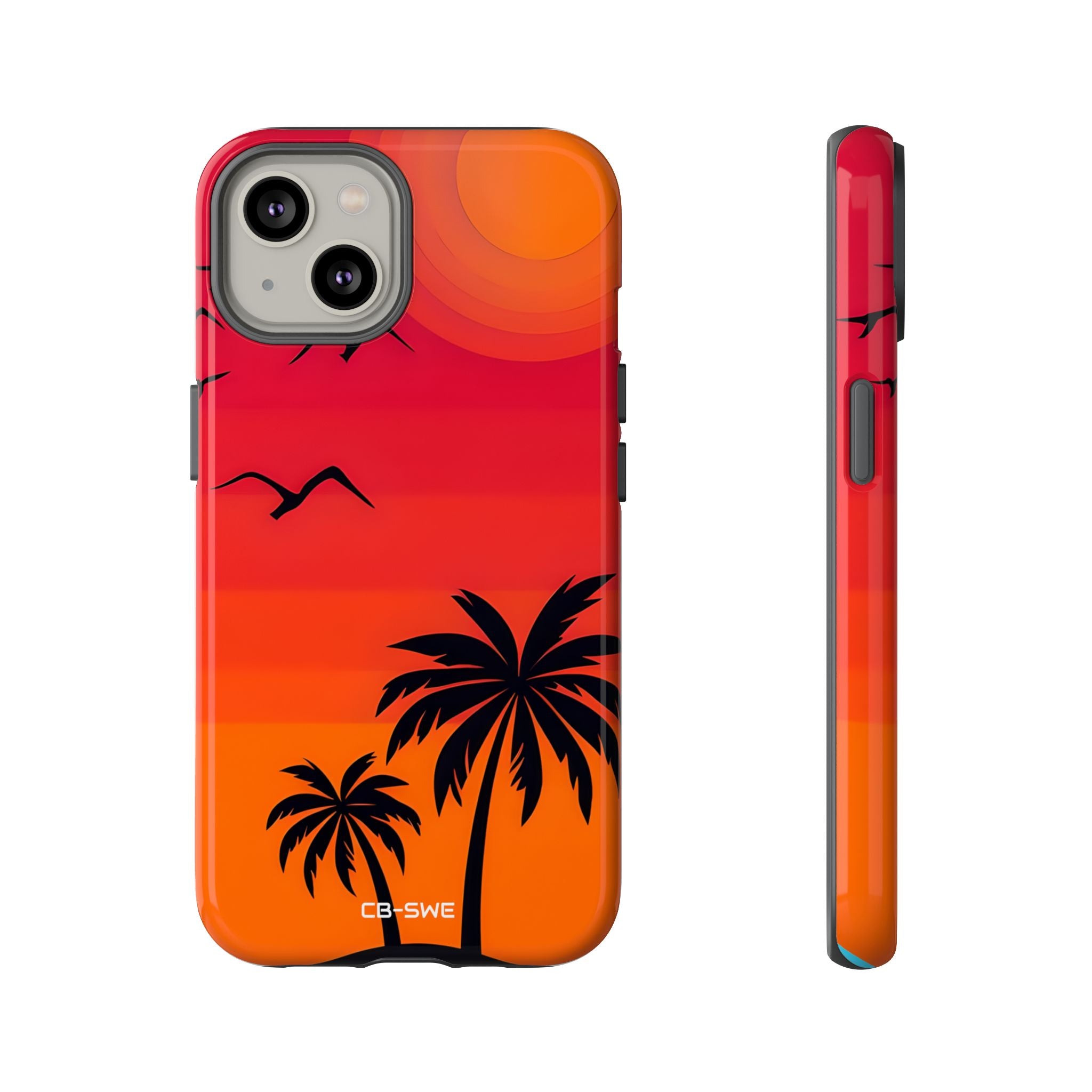 Summer Sunset Silhouettes - iPhone Case