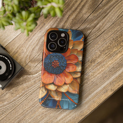 Mosaic Blossom Harmony iPhone 16 - Tough Phone Case