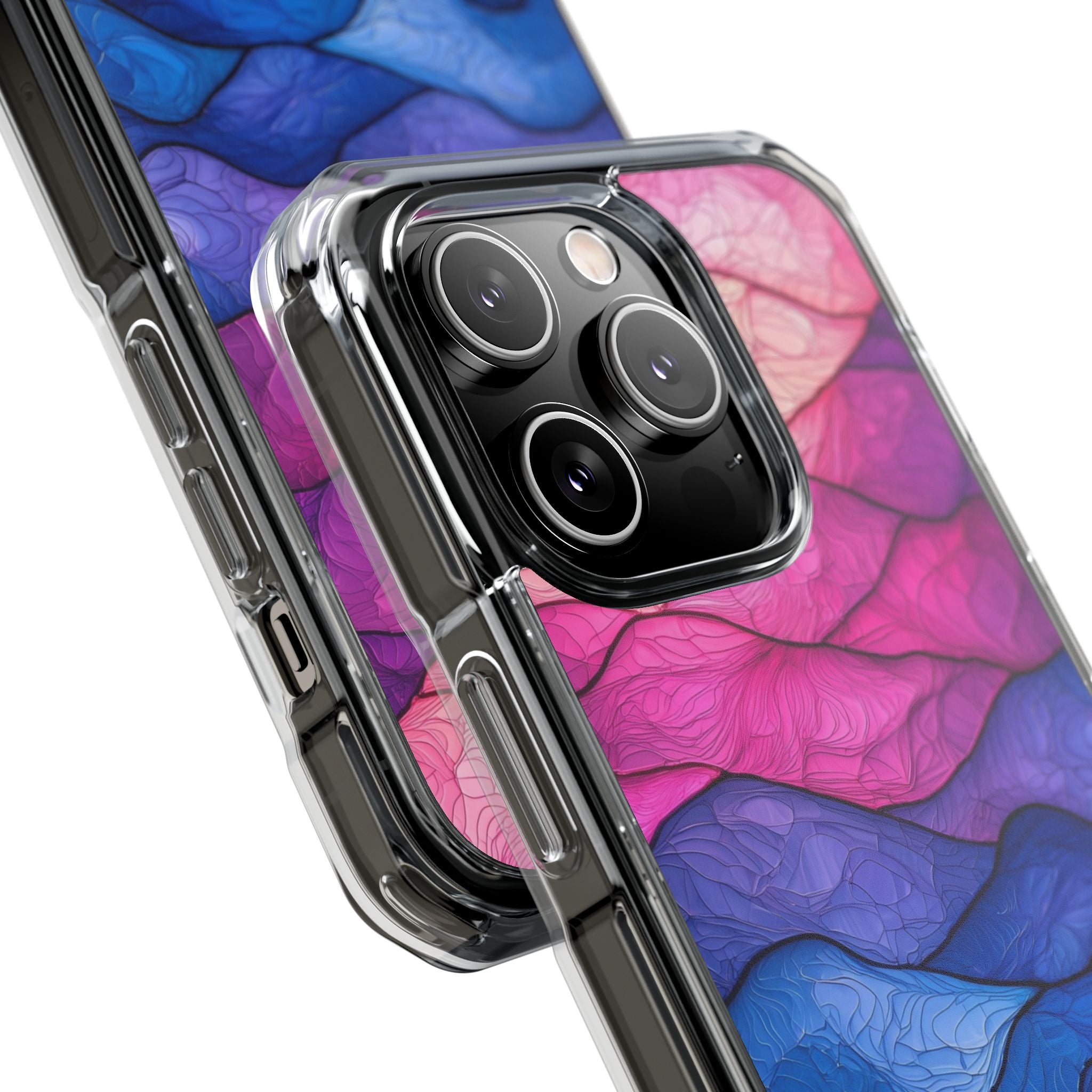 Wavy Vein Gradient iPhone 14 Pro Case - Impact