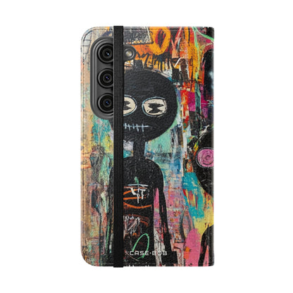 Wide-Eyed Faces - Samsung S23 Case - Wallet