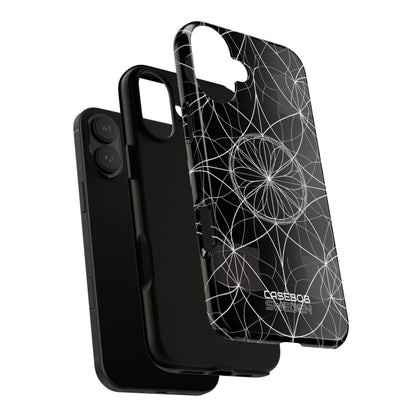 Symmetric Line Bloom iPhone 16 - Tough