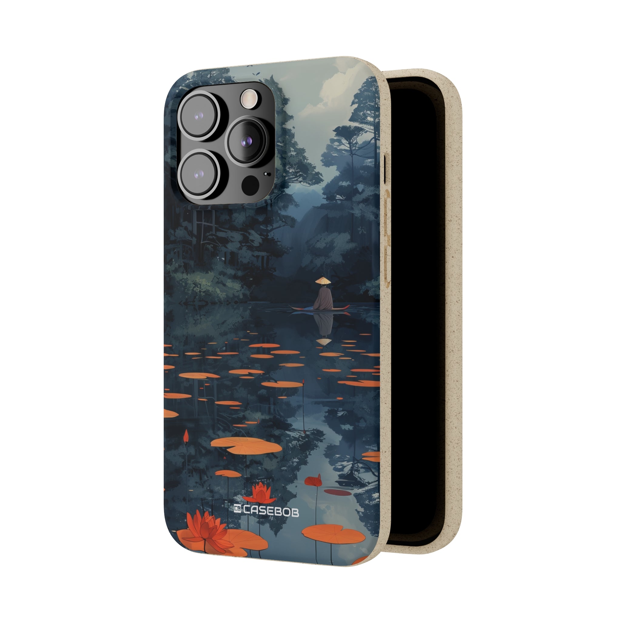 Tranquil Lotus Serenity | Biodegradable Phone Case