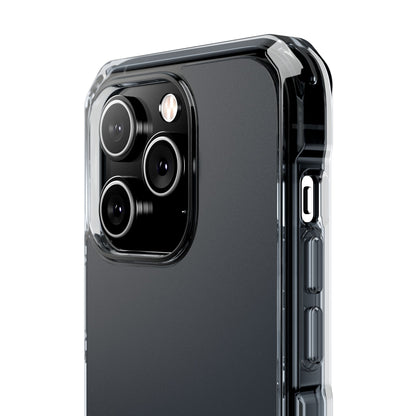 Gun Metal - Clear Impact Case for iPhone