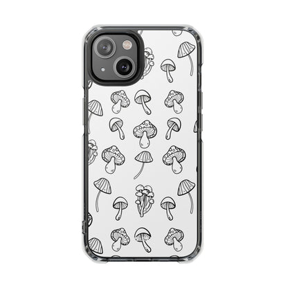 Mushroom Line Play iPhone Case - Impact