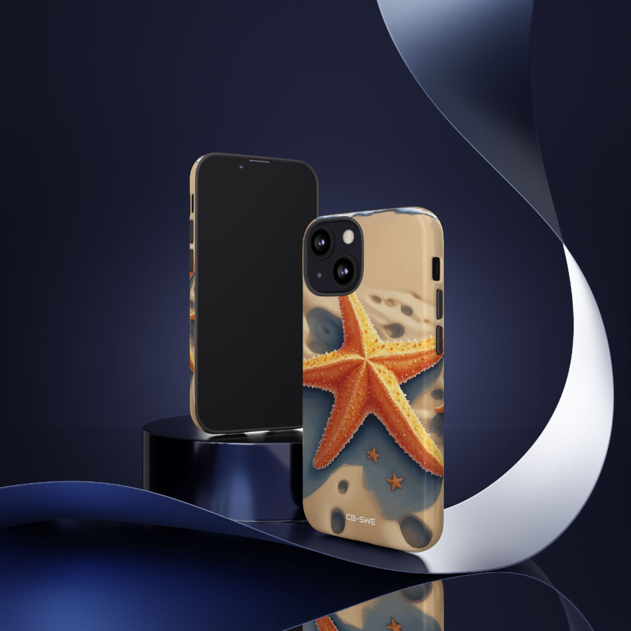 Starfish Rests On Sand - iPhone Case