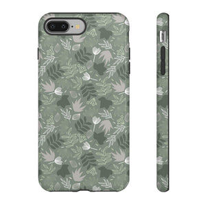 Jungle Green Leaf - Protective Phone Case