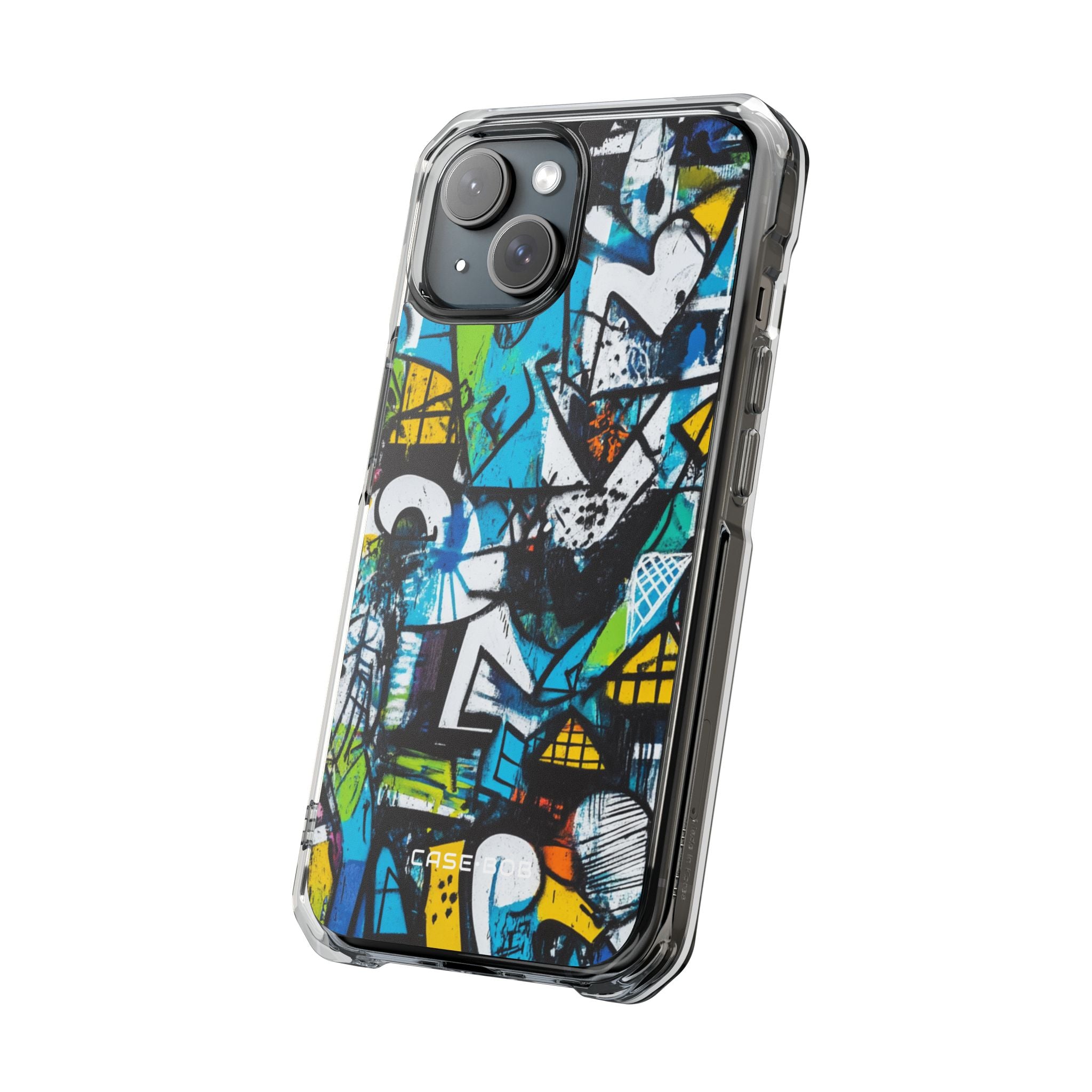 Jagged Spectrum iPhone 15 Case - Impact