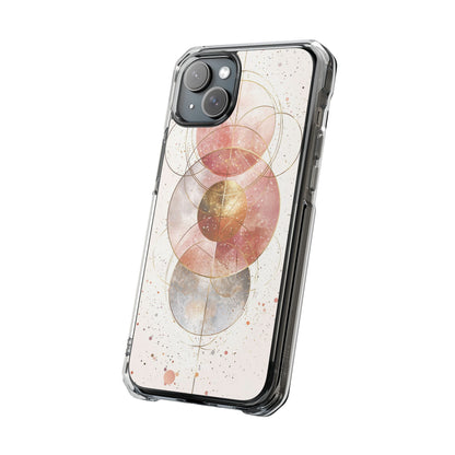 Circle Envelops Light iPhone Case - Impact