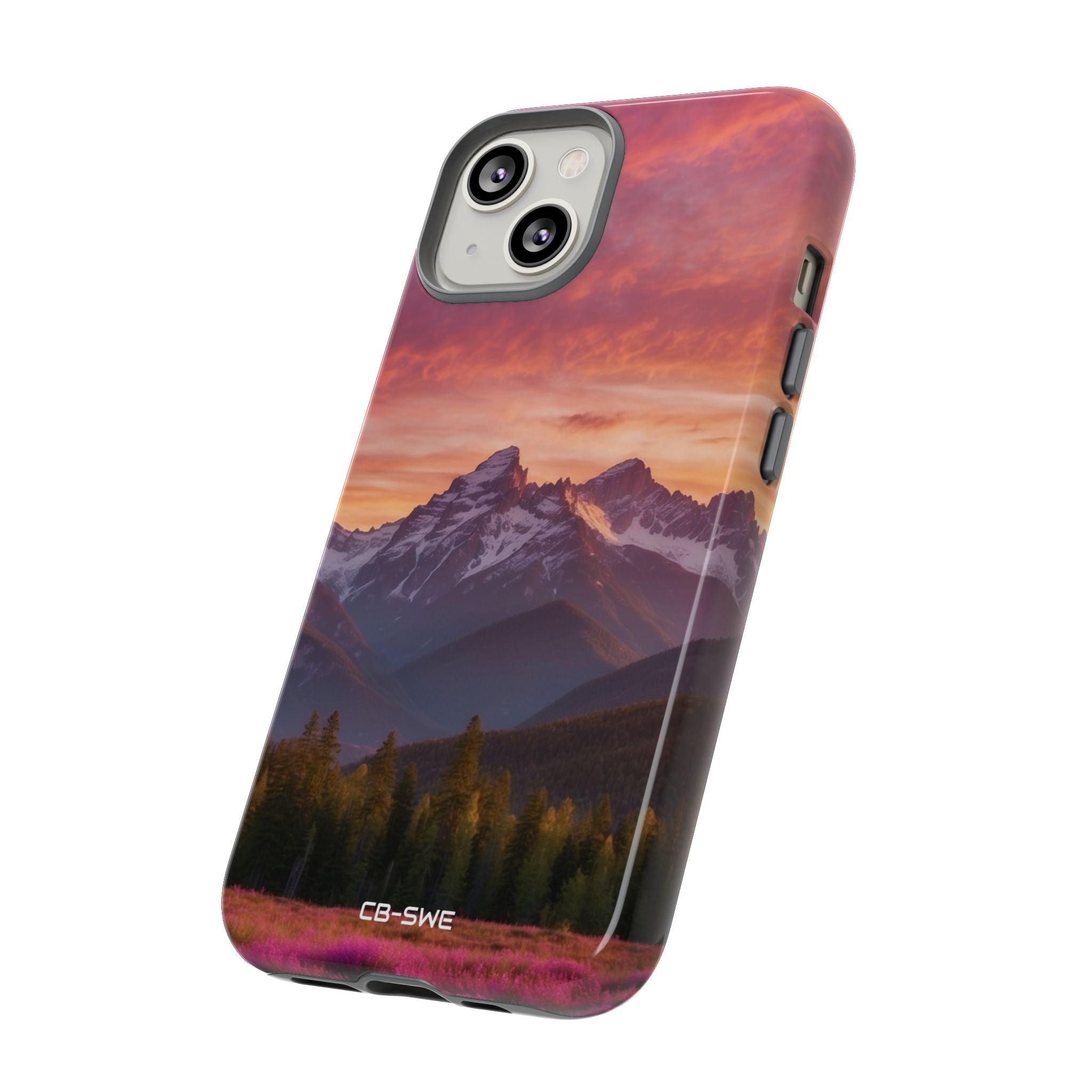 Mountain Peaks Glow - iPhone Case