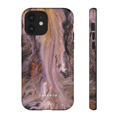 Pink Marble Ink Art - Protective Phone Case