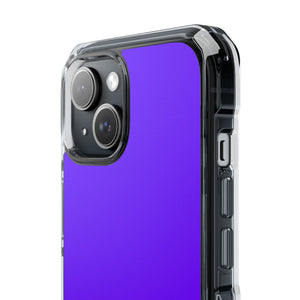 Electric Indigo | Phone Case for iPhone (Clear Impact Case - Magnetic)