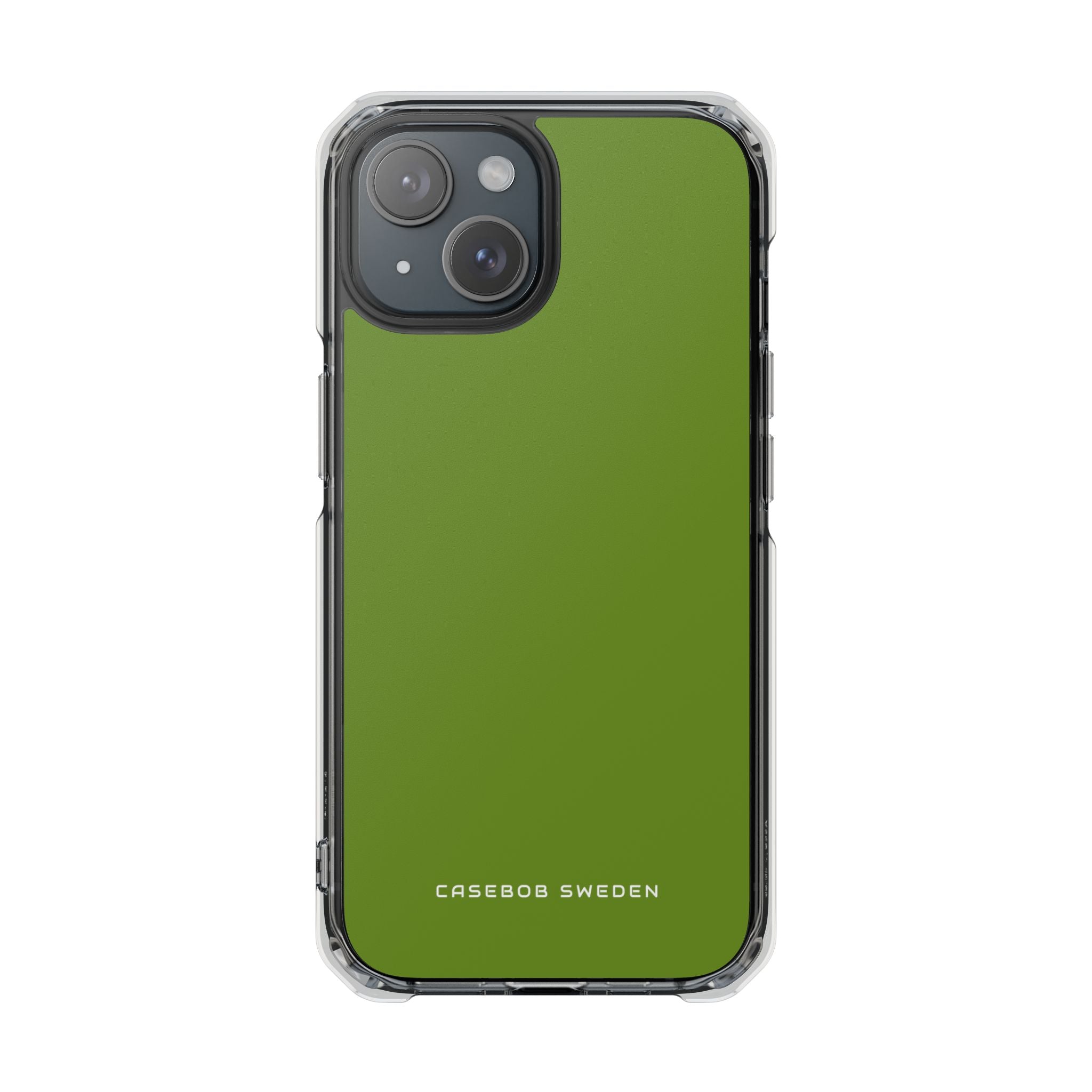 Olive Drab iPhone 15 - Clear Impact Phone Case