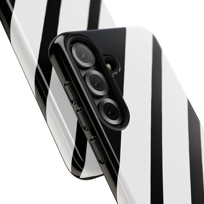 Diagonal Bands Noir Samsung S25 Plus Case - Tough