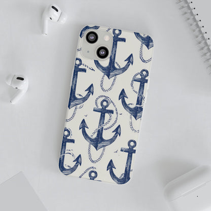 Navy Anchor Loop iPhone 13 - Soft