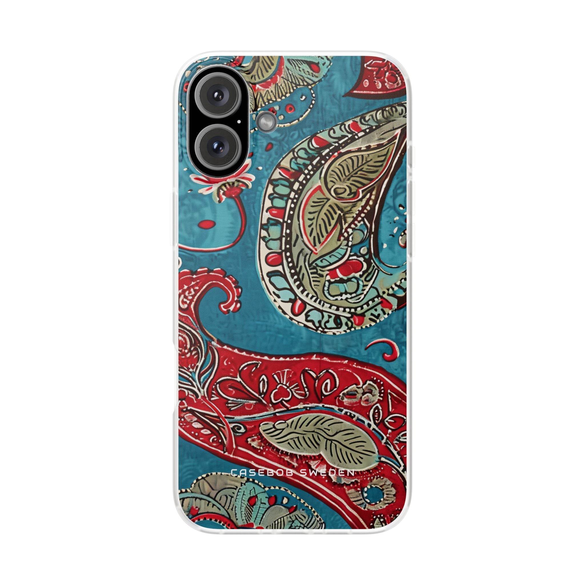 Vintage Paisley Elegance iPhone 16 - Flexi Phone Case