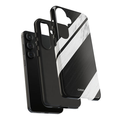 Distressed Stripe Motion Samsung S25 Case - Tough