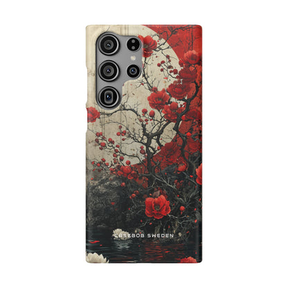 Zen Blossoms in Moonlight Samsung S23 - Slim Phone Case