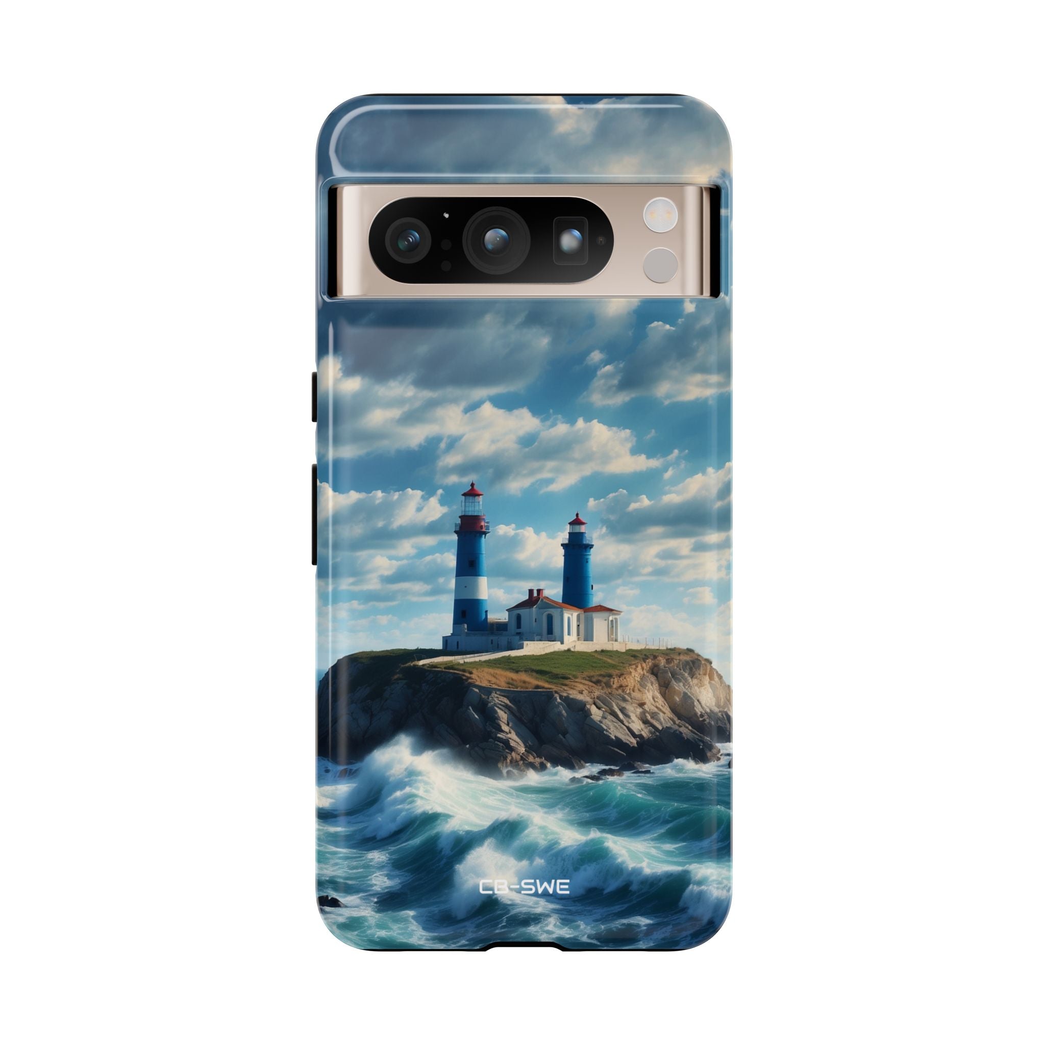 Lighthouse Guards Waves - Google Pixel Case