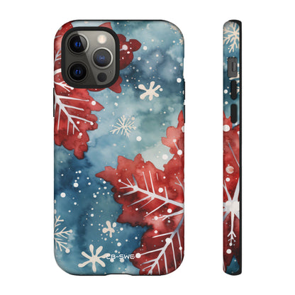 Winter Leaves Dance - iPhone Case