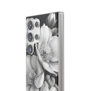 Botanische Eleganz | Flexible Handyhülle für Samsung Galaxy