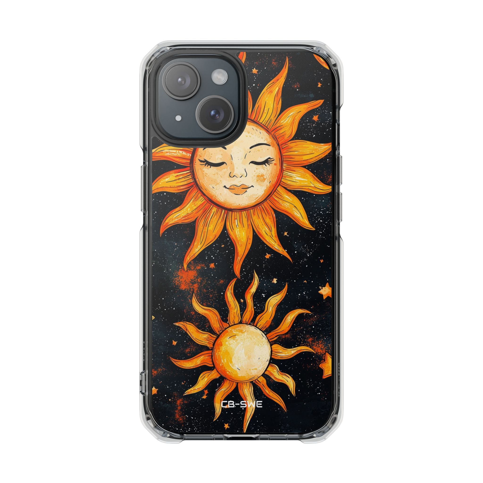 Celestial Suns Dance iPhone Case - Impact