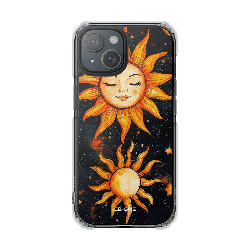 Celestial Suns Dance iPhone Case - Impact