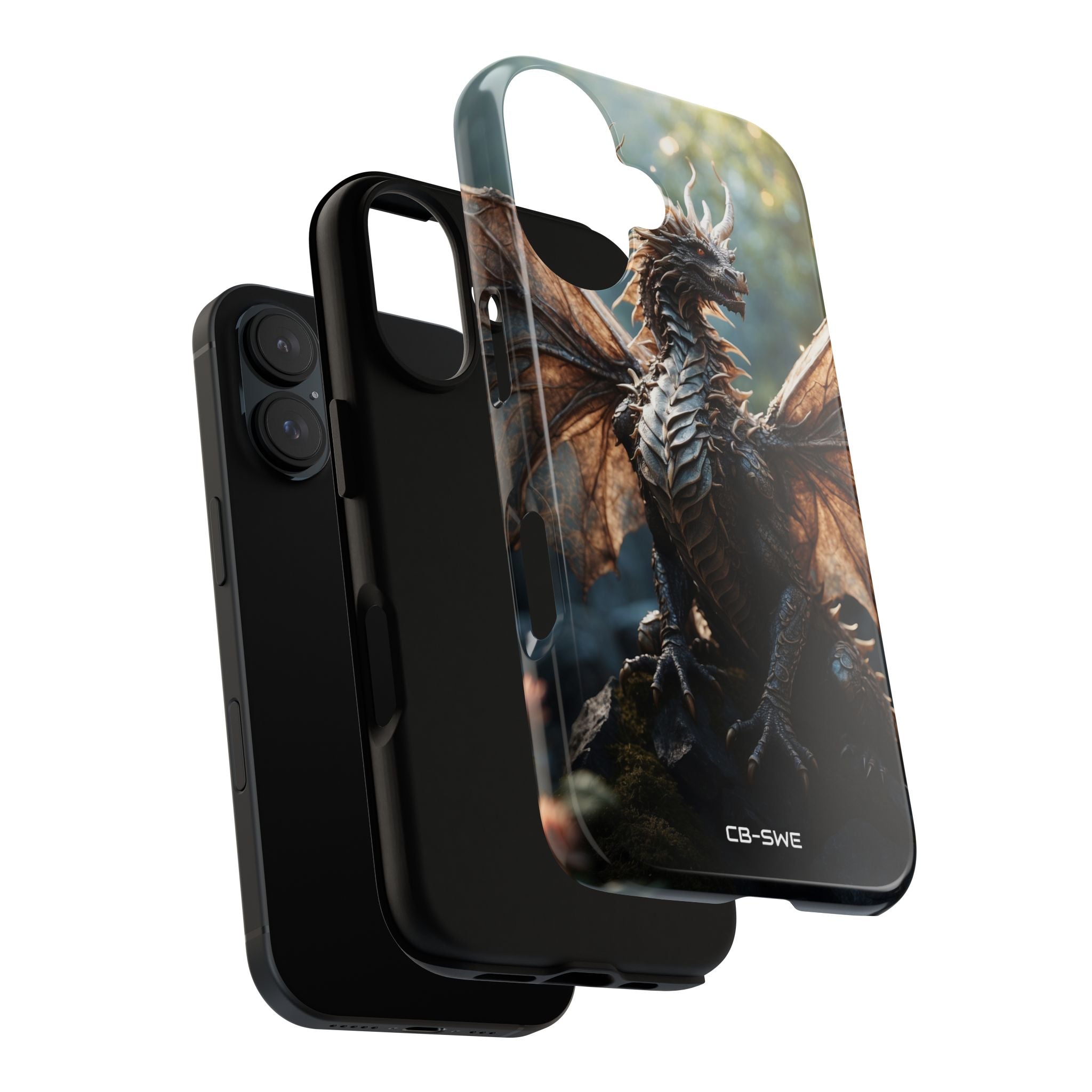 Majestic Dragon Glows - iPhone Case