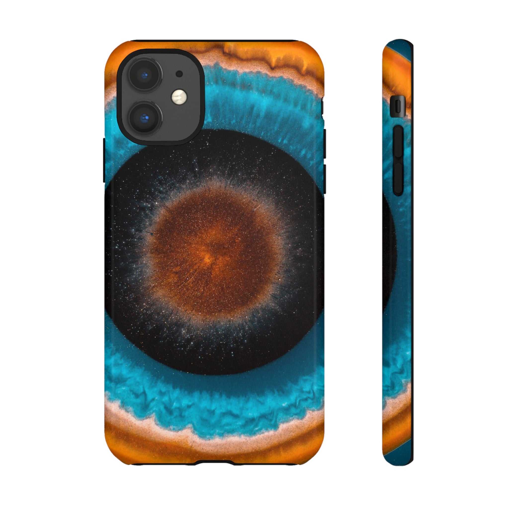 Center of Space Ink Art iPhone Case (Protective) iPhone 11 Glossy Phone Case