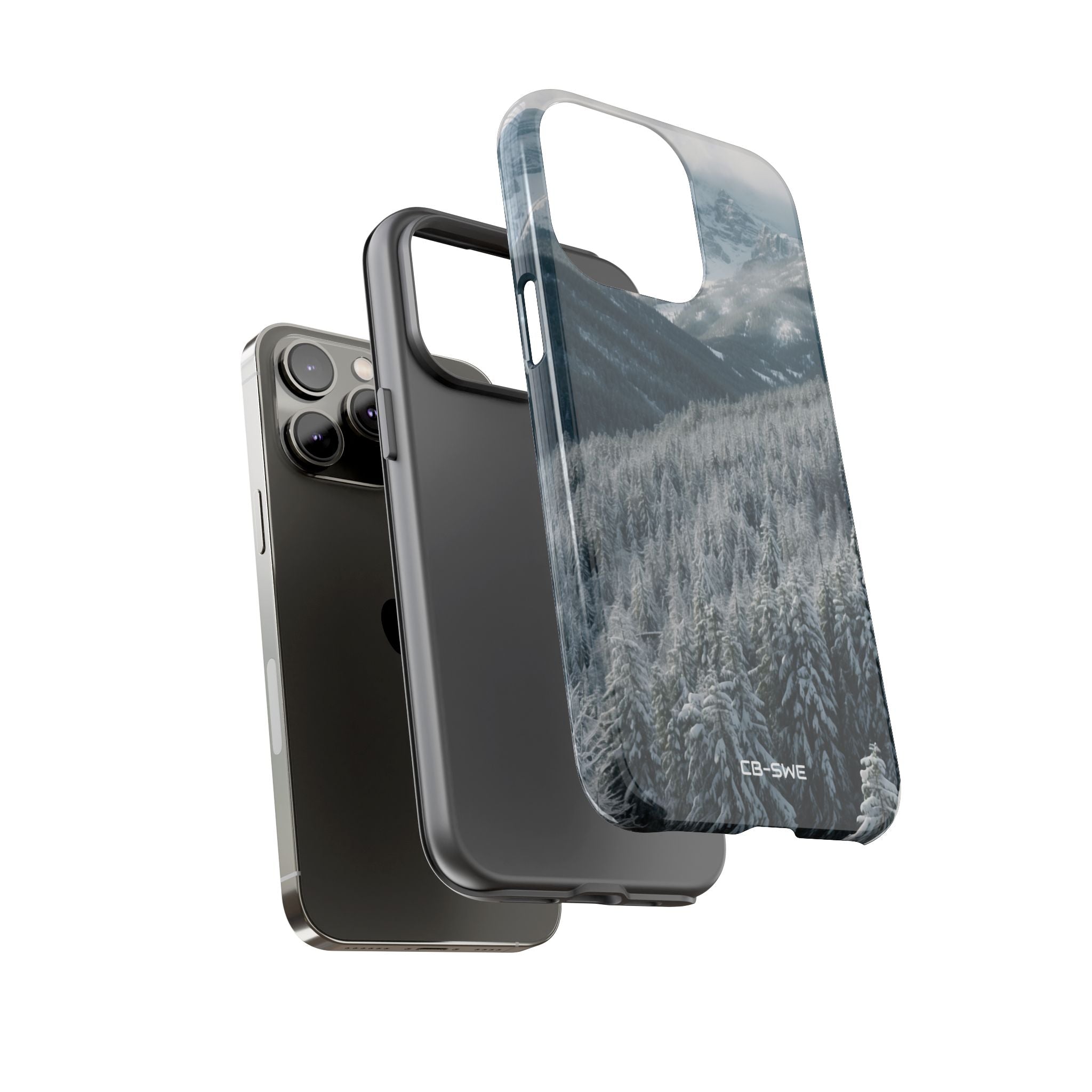 Snow Covers Peaks - iPhone Case